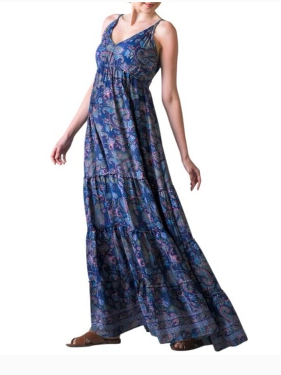 Dresses & Skirts - Blue Style Print Boho dress